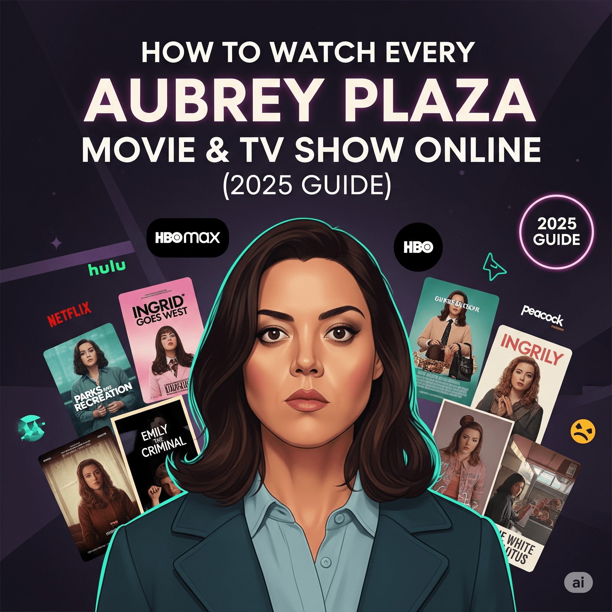 How to Watch Every Aubrey Plaza Movie & TV Show Online (2025 Guide)